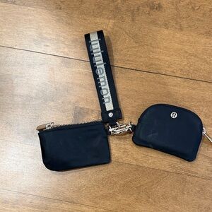 lululemon athletica Black Wallet Set